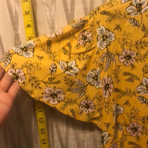 💞HP💞 Loft PLUS shift wrap dress melody garden - Picture 4 of 8